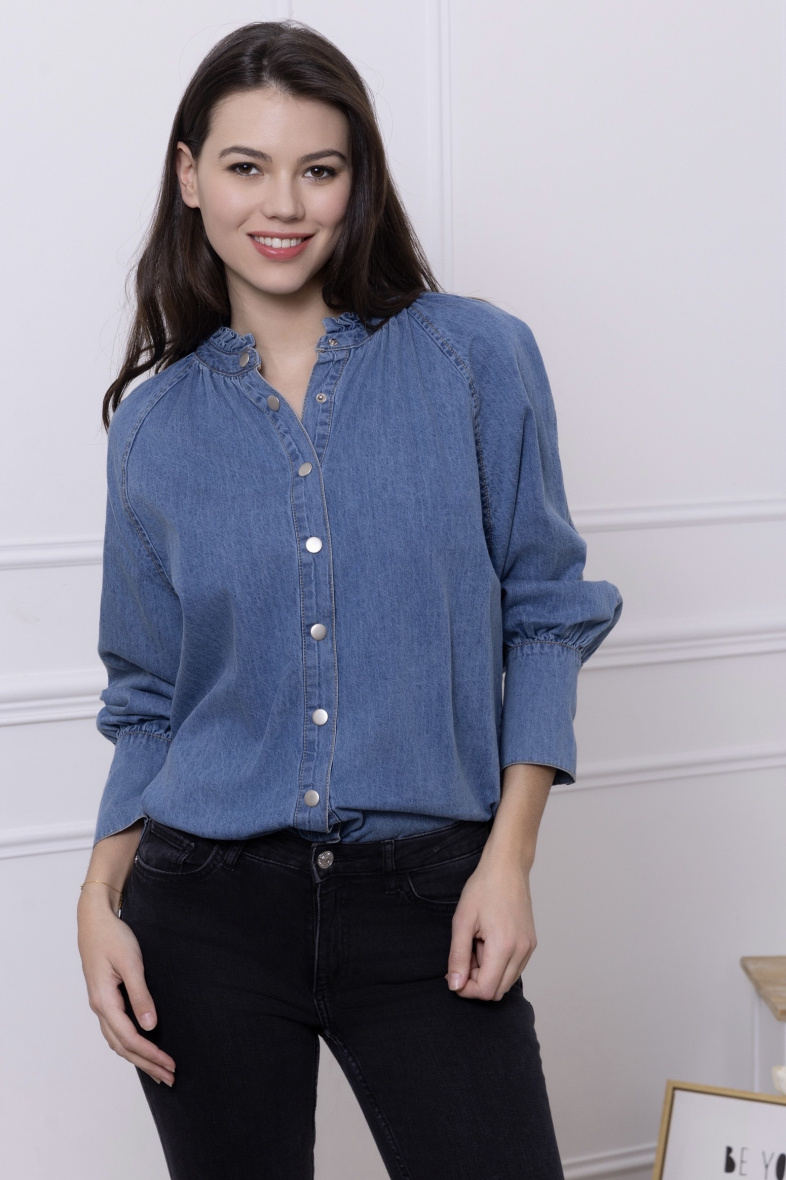 Grossiste Ciminy - CHEMISE EN JEANS