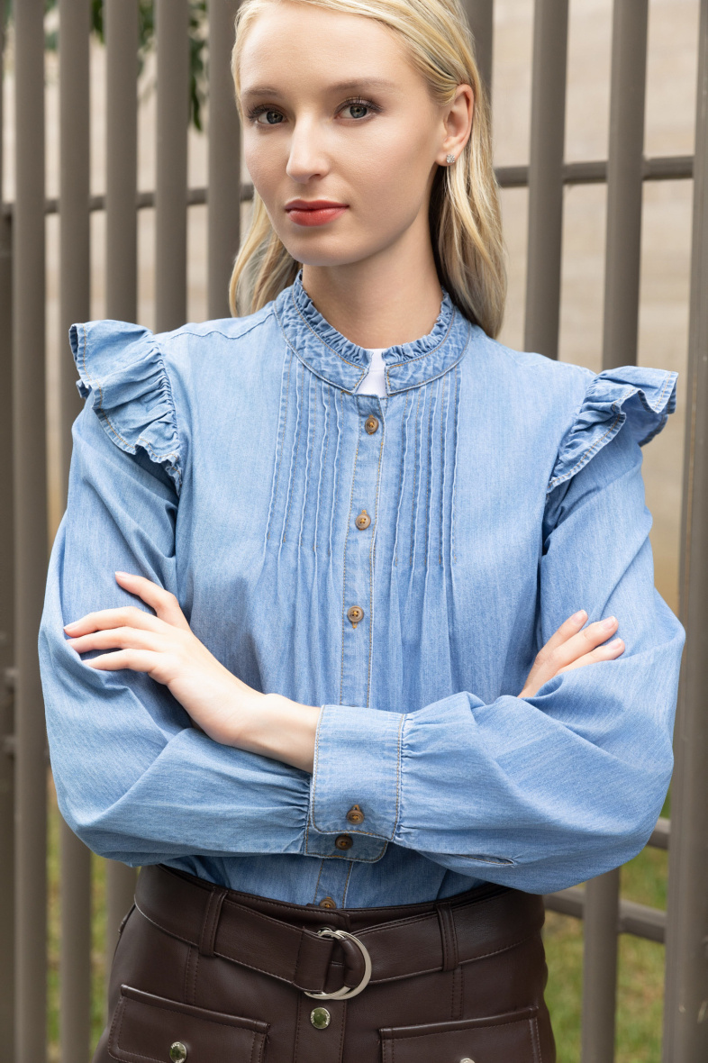 Grossiste Ciminy - CHEMISE EN JEANS