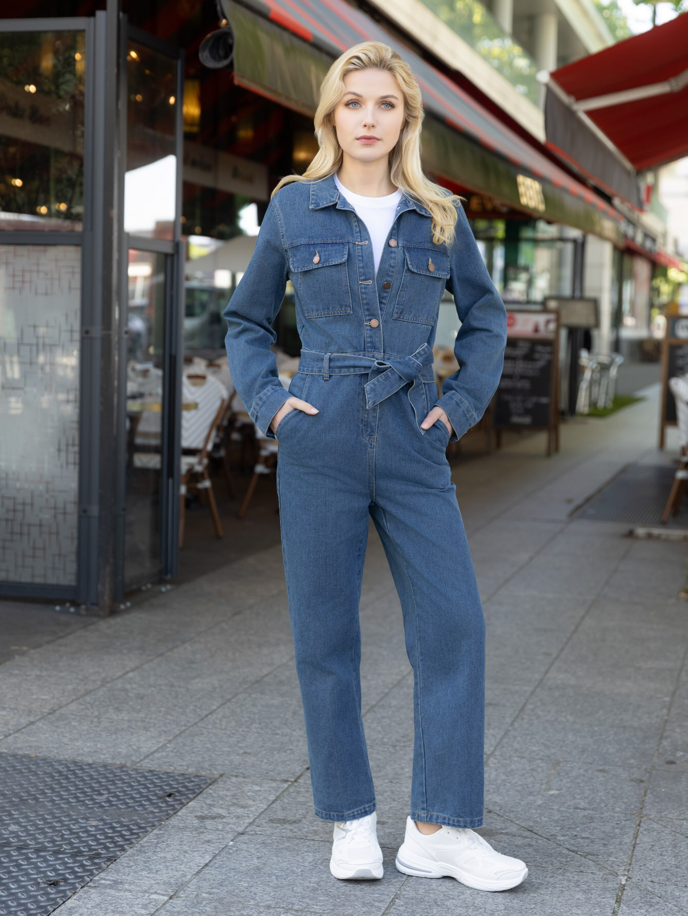 Grossiste Ciminy - COMBINAISON EN JEANS