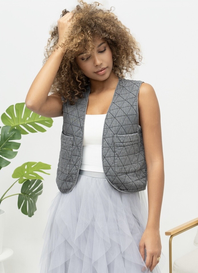 Grossista Ciminy - GILET TRAPUNTATO