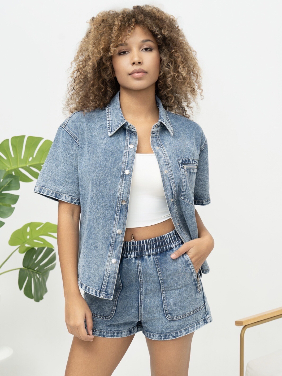 Wholesaler Ciminy - Short denim vest