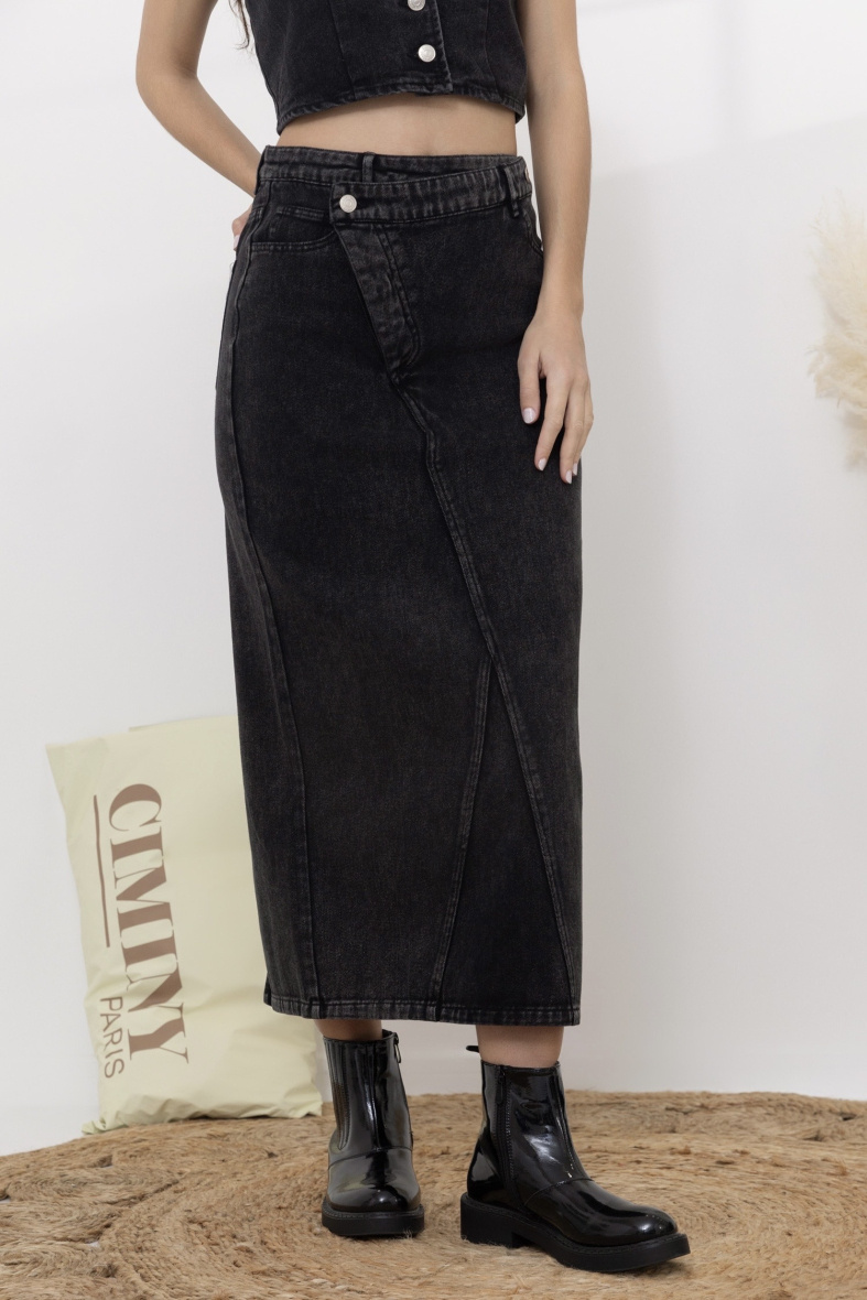 Großhändler Ciminy - LÄNGER JEANSROCK