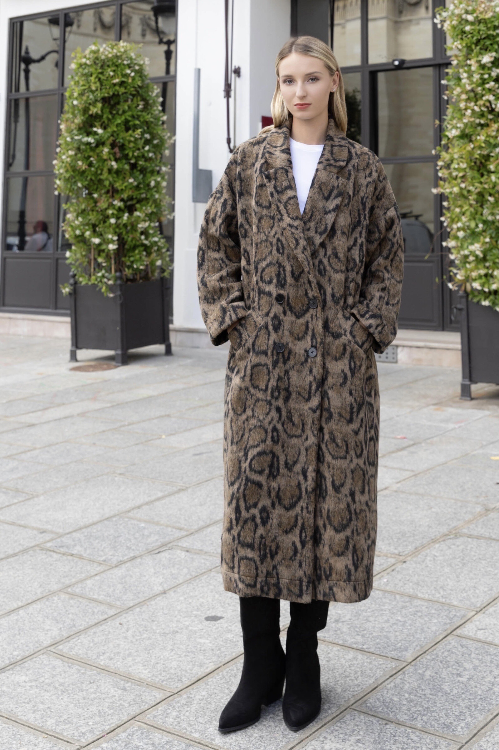 Wholesaler Ciminy - LONG LEOPARD COAT