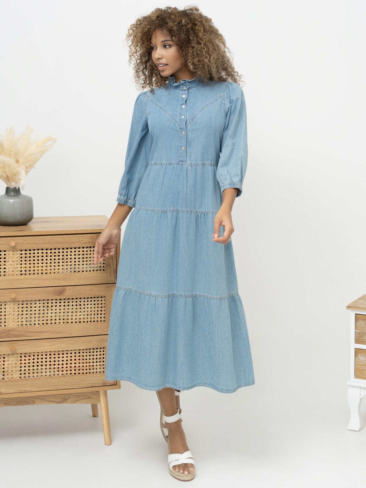 KATE-KLEID - jeans - 2 - Großformat