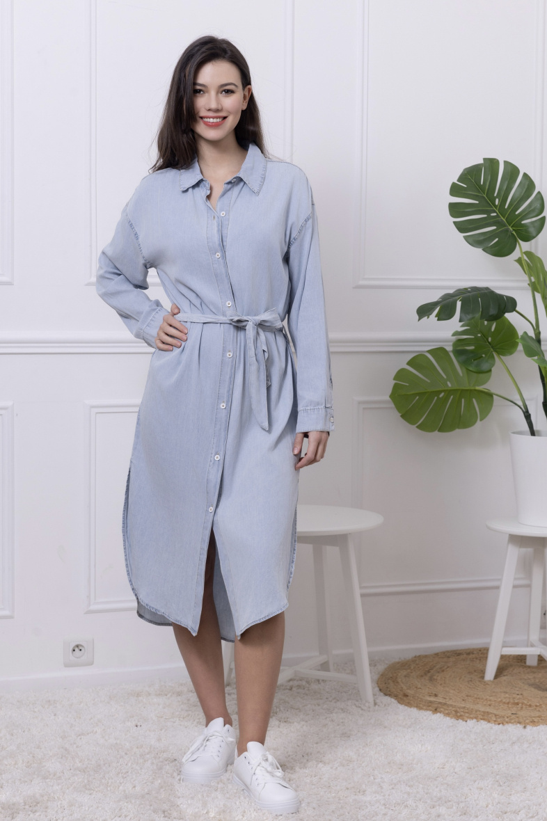 Grossista Ciminy - ABITO CAMICIA DI JEANS