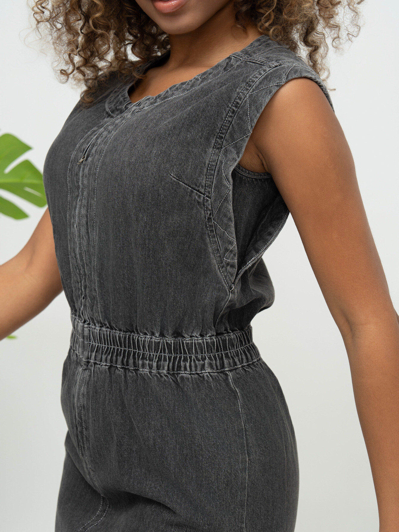 Grossiste Ciminy - ROBE EN JEAN COURTE