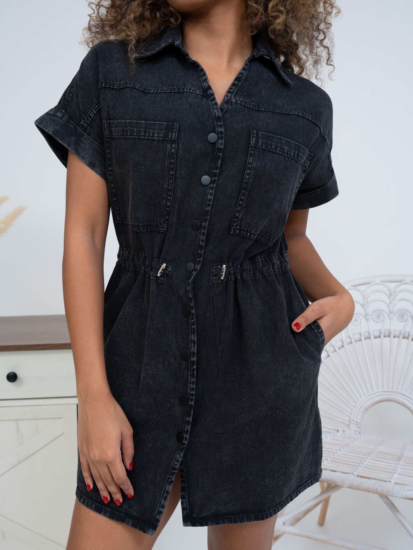 Großhändler Ciminy - VERBLICHENES KURZES KLEID