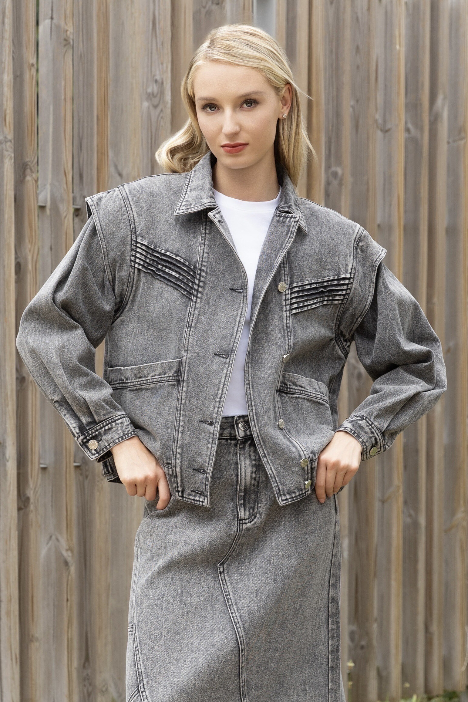 Grossiste Ciminy - VESTE EN JEANS