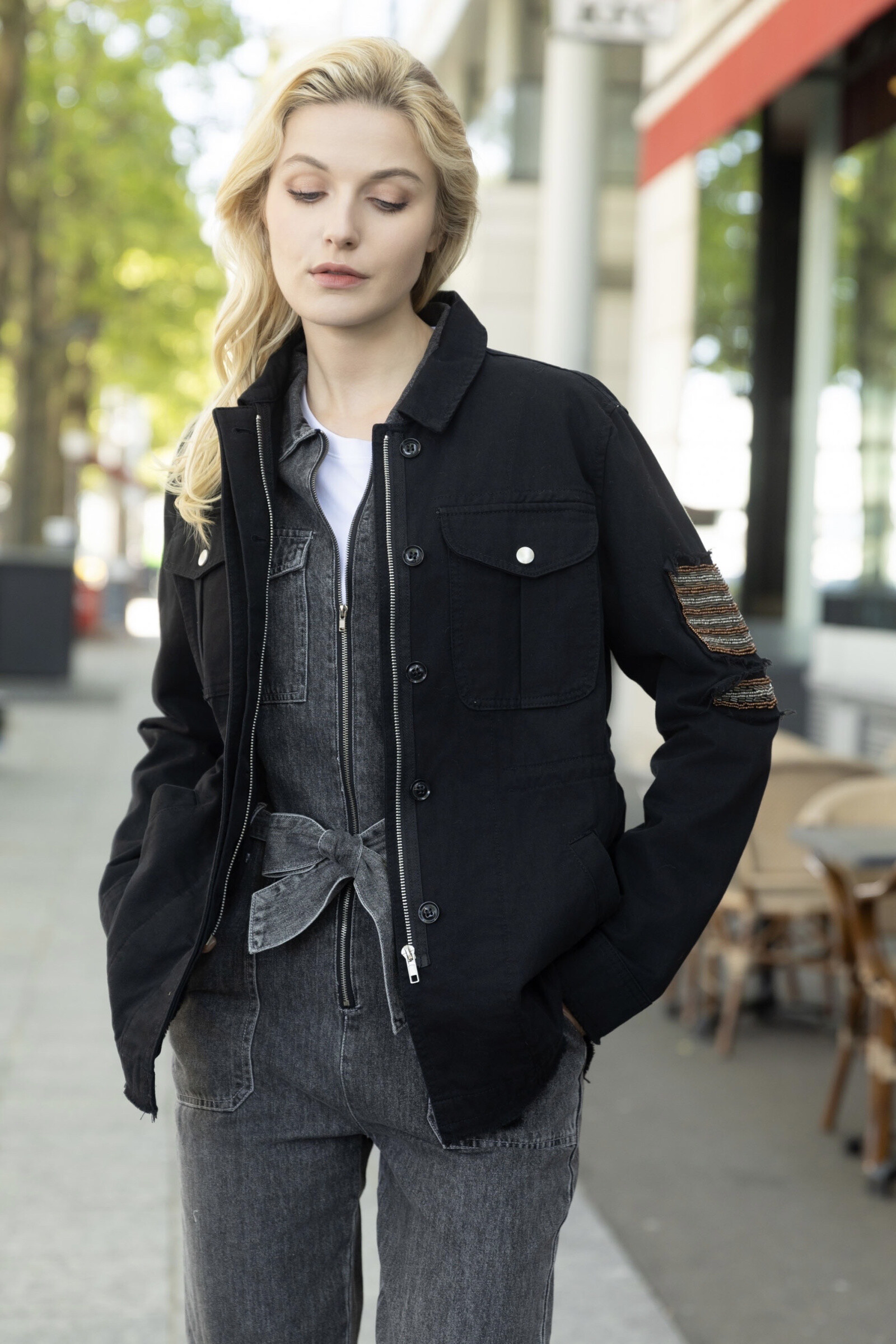Grossiste Ciminy - VESTE SAHARIENNE EN COTON