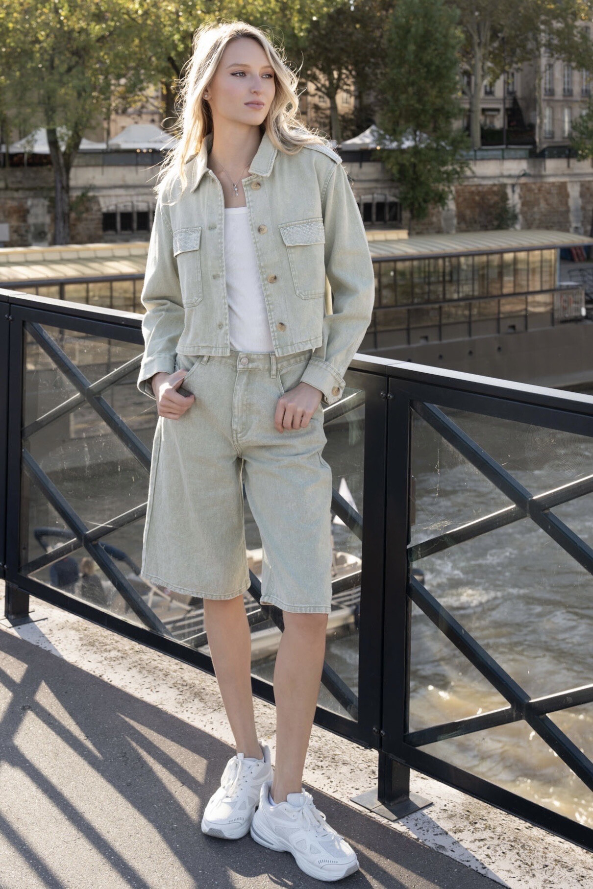 Grossiste Ciminy - VESTE COURTE EN COTON