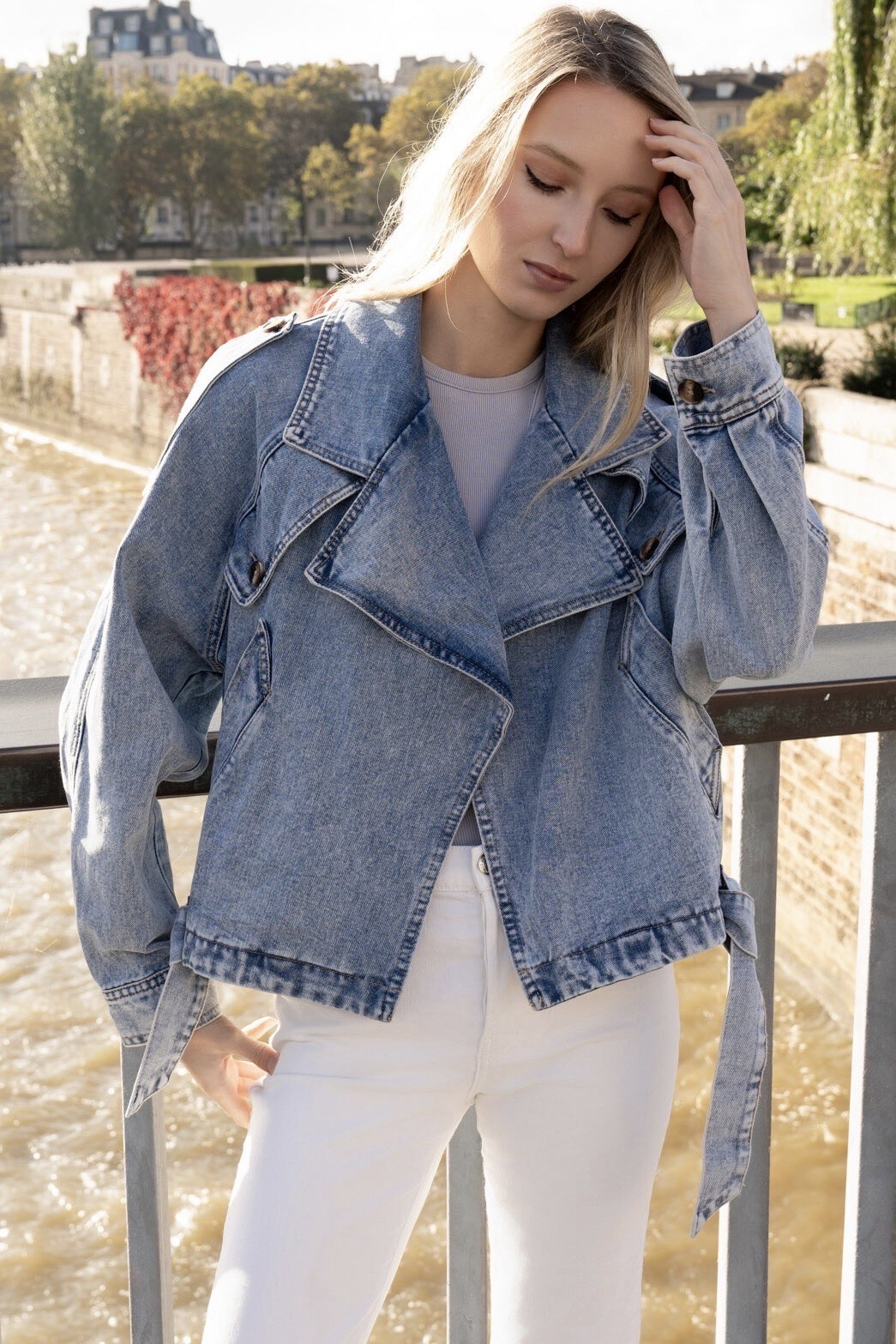 Grossiste Ciminy - VESTE PERFECTO EN JEANS