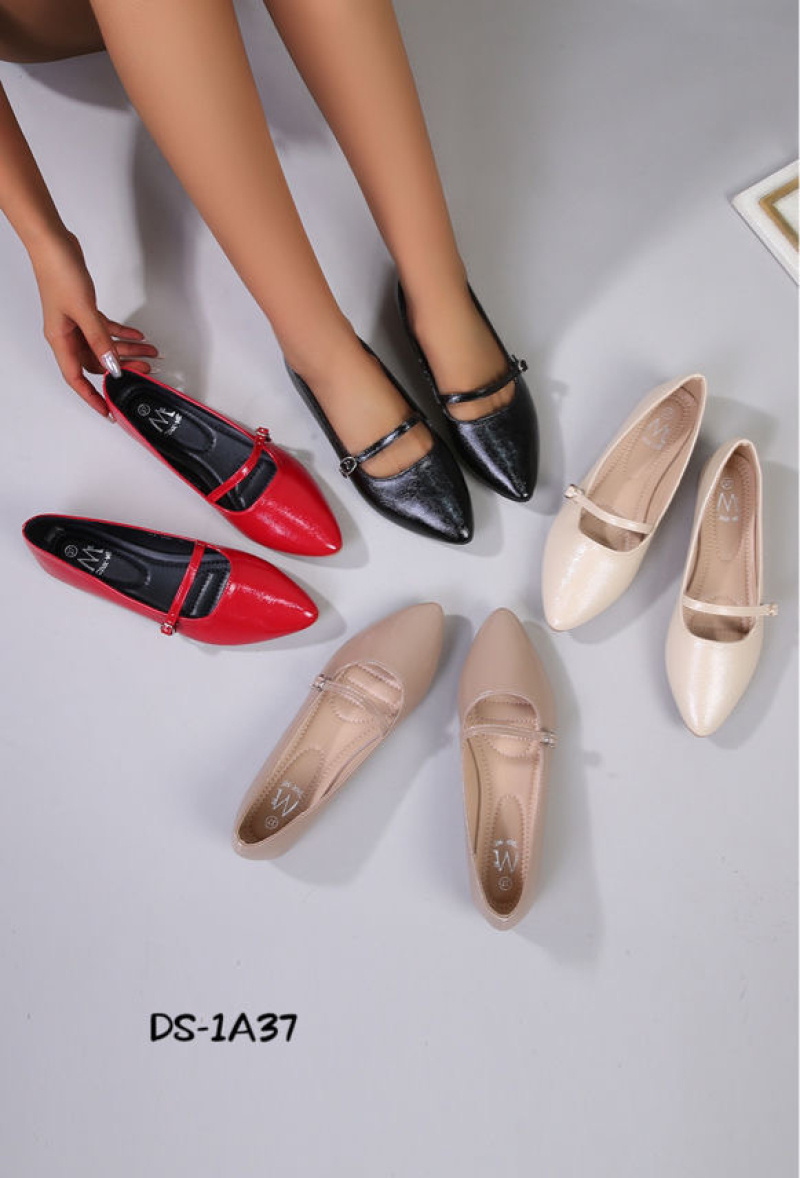 Großhändler Cink Me - Ballerinas mit spitzer Spitze und Riemen mit verstellbarer Schnalle