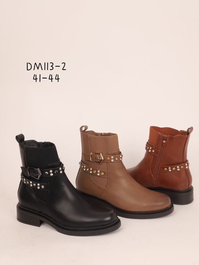 Wholesaler Cink Me - Ankle boots with shiny straps and adjustable buckle