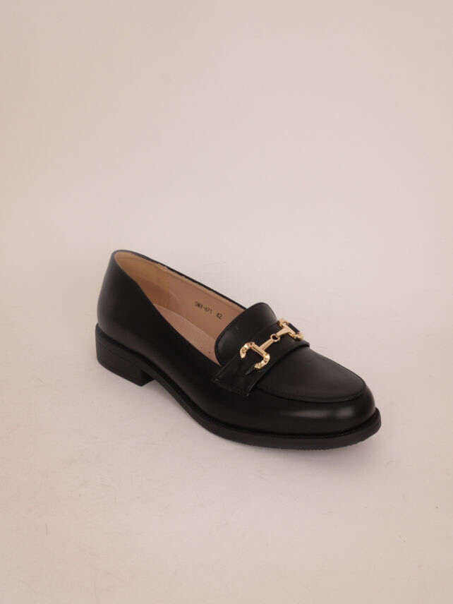 Mayorista Cink Me - Mocasines efecto piel con doble cierre dorado