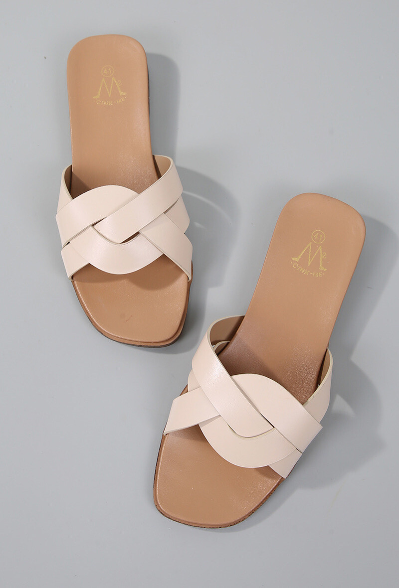 Wholesaler Cink Me - Square mules and braided bridle in imitation