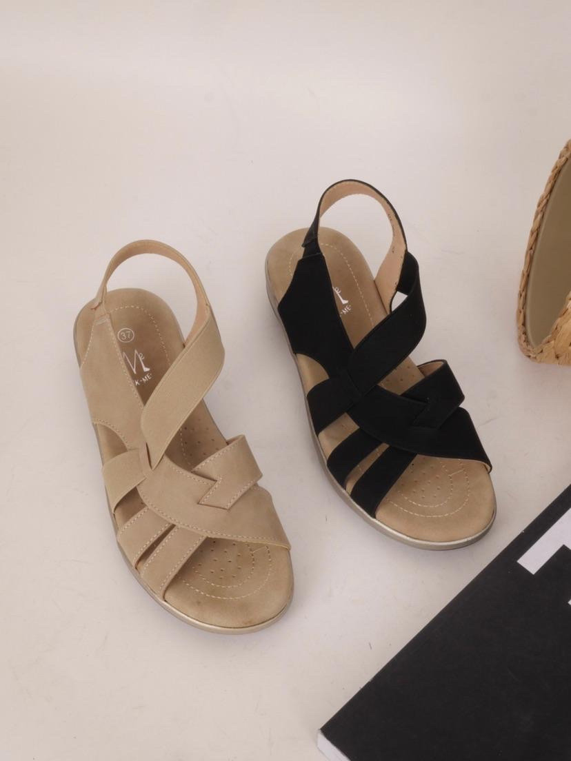 Grossiste Cink Me - Sandales en simili avec bride arrière de maintien élastique