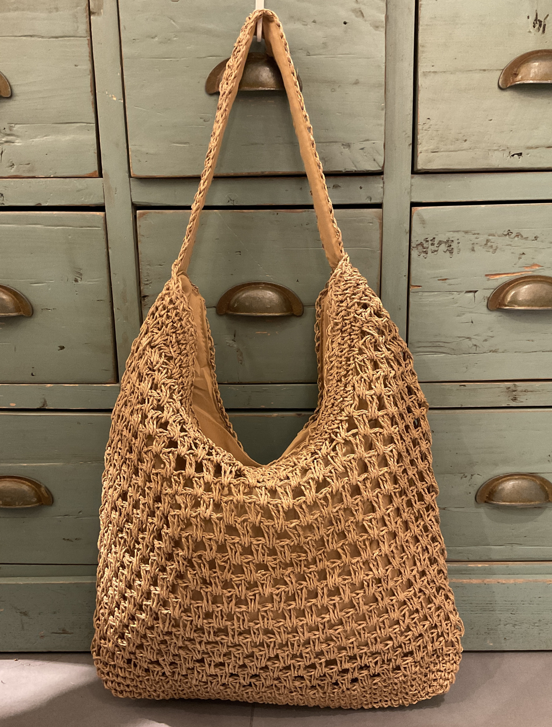 Großhändler CINNAMON - Netztragetasche aus Papier und Polyester