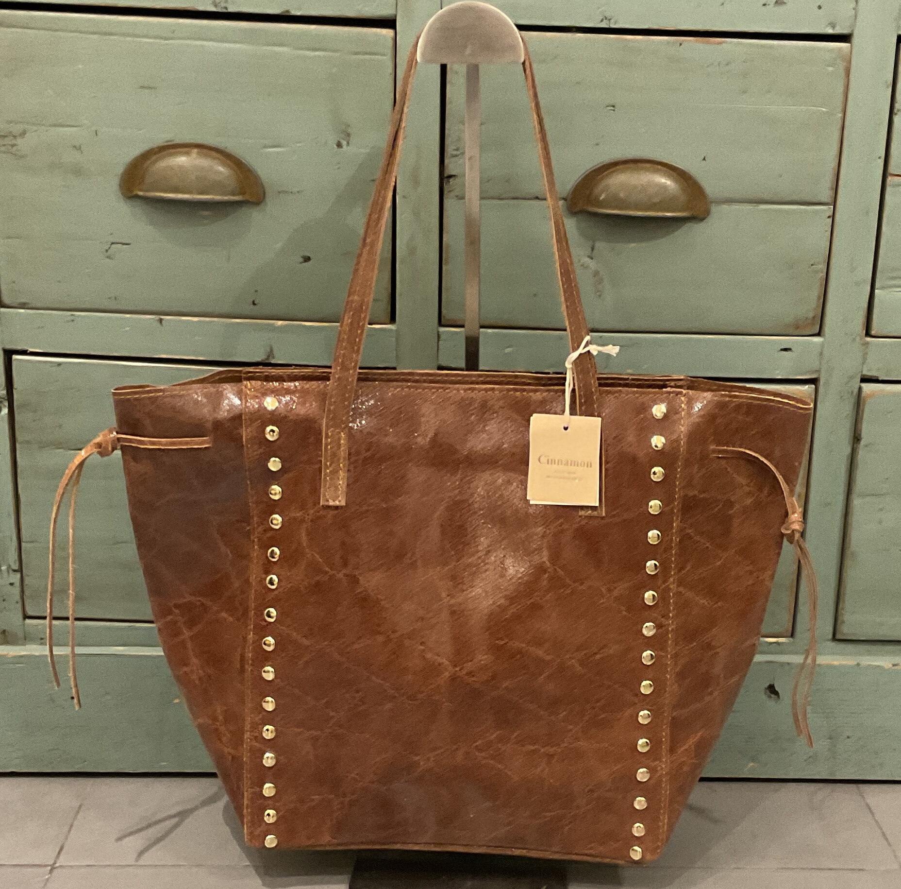 Mayorista CINNAMON - Bolsa de compras con cremallera con zip