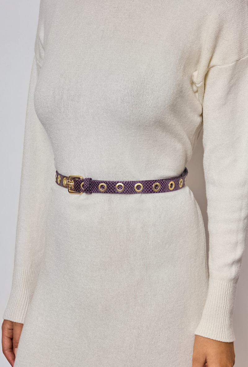 Grossiste CINNAMON - Ceinture oeillet piton