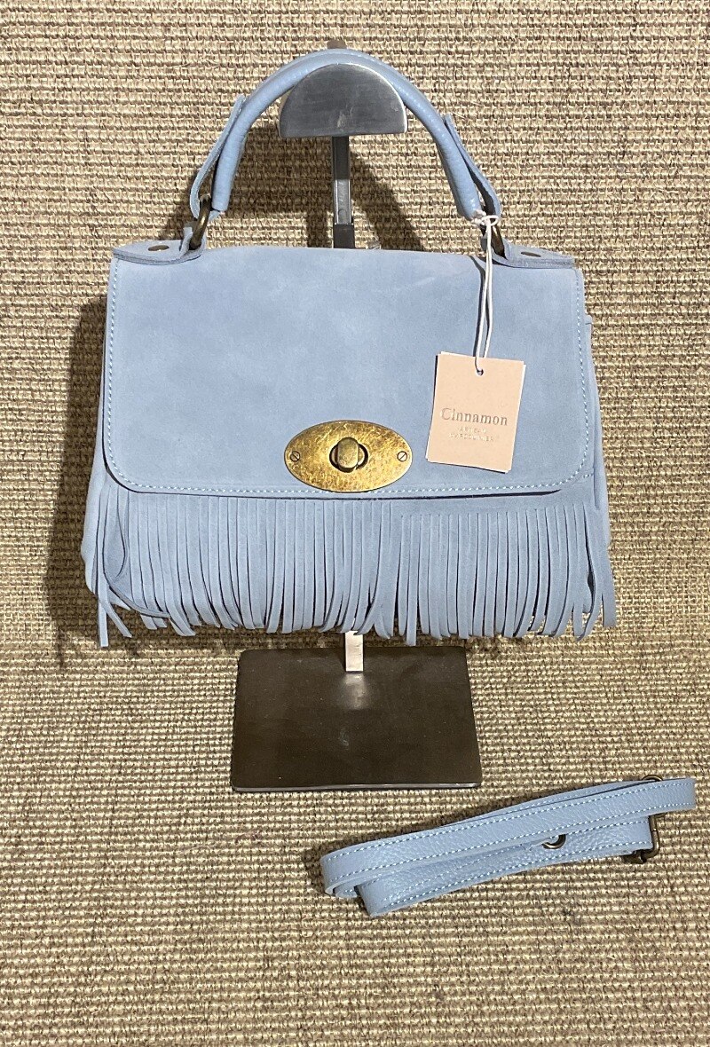 Mayorista CINNAMON - Bolso bandolera con flecos
