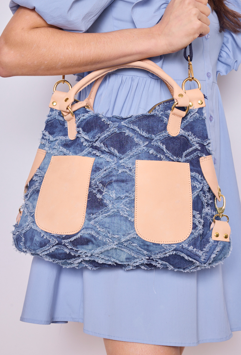 Mayorista CINNAMON - Bolso vaquero con bandolera