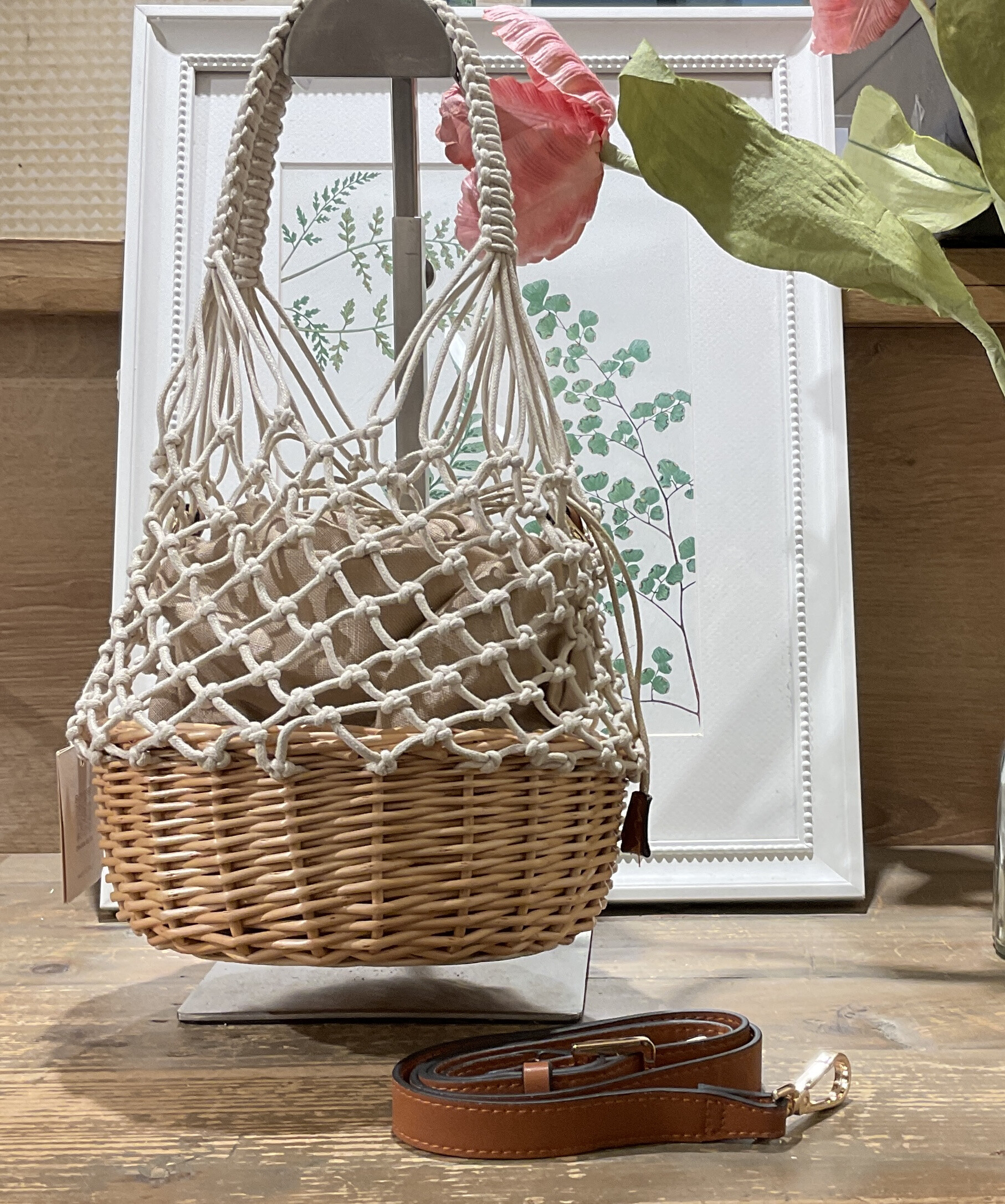 Mayorista CINNAMON - Cesta con bandolera