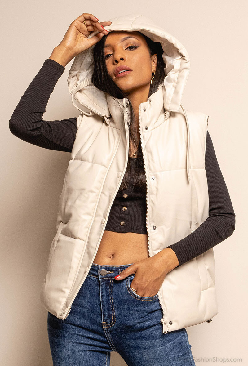 Wholesaler Cissy & Co - Sleeveless puffer down coat