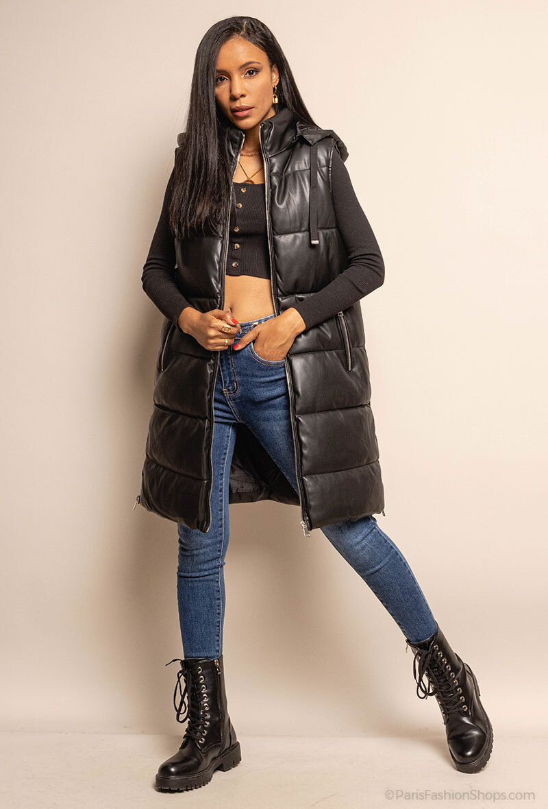 Wholesaler Cissy & Co - Sleeveless puffer down coat