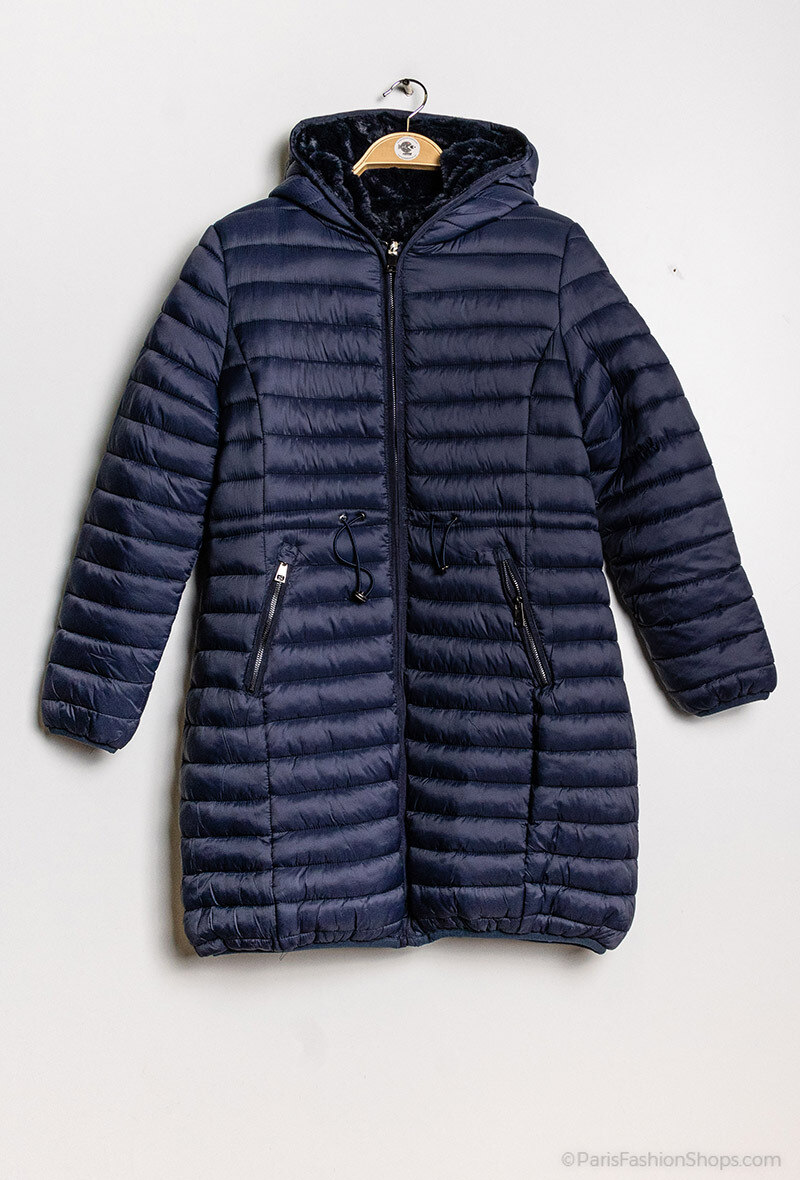 Wholesaler Cissy & Co - Puffer down coat with fur inner coat