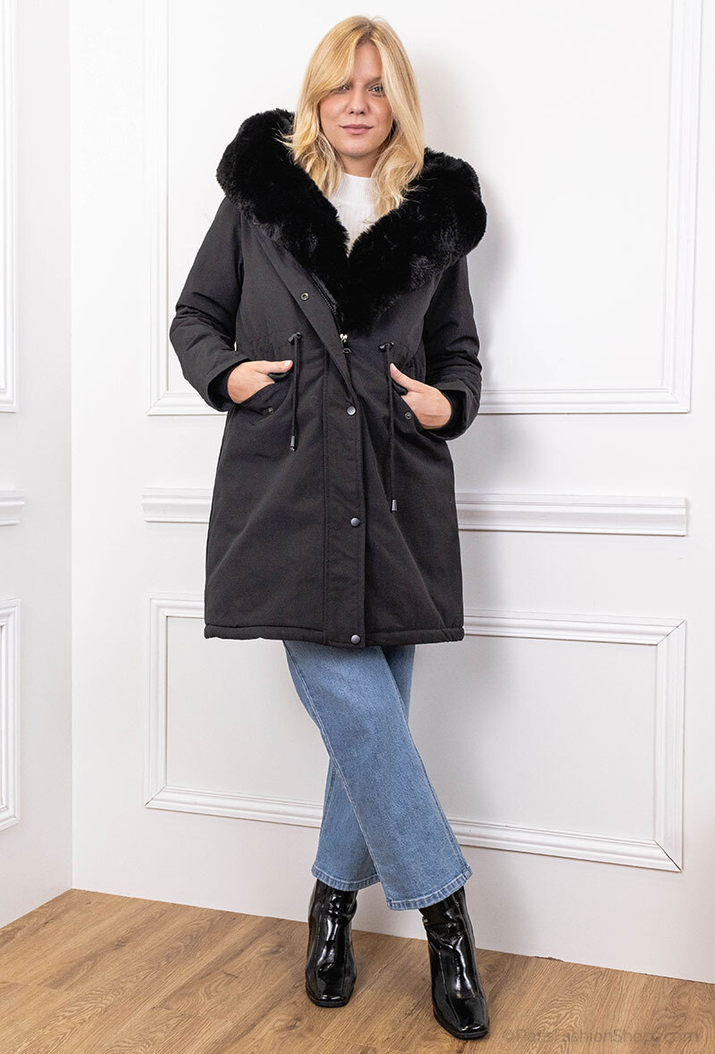 Wholesaler Cissy & Co - Fur-lined parka