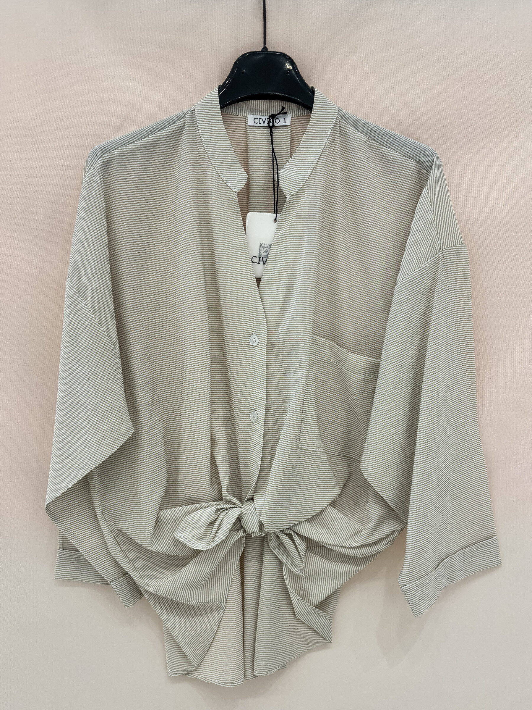 Wholesaler CIVICO 1 - Viscose shirt with oversize row node