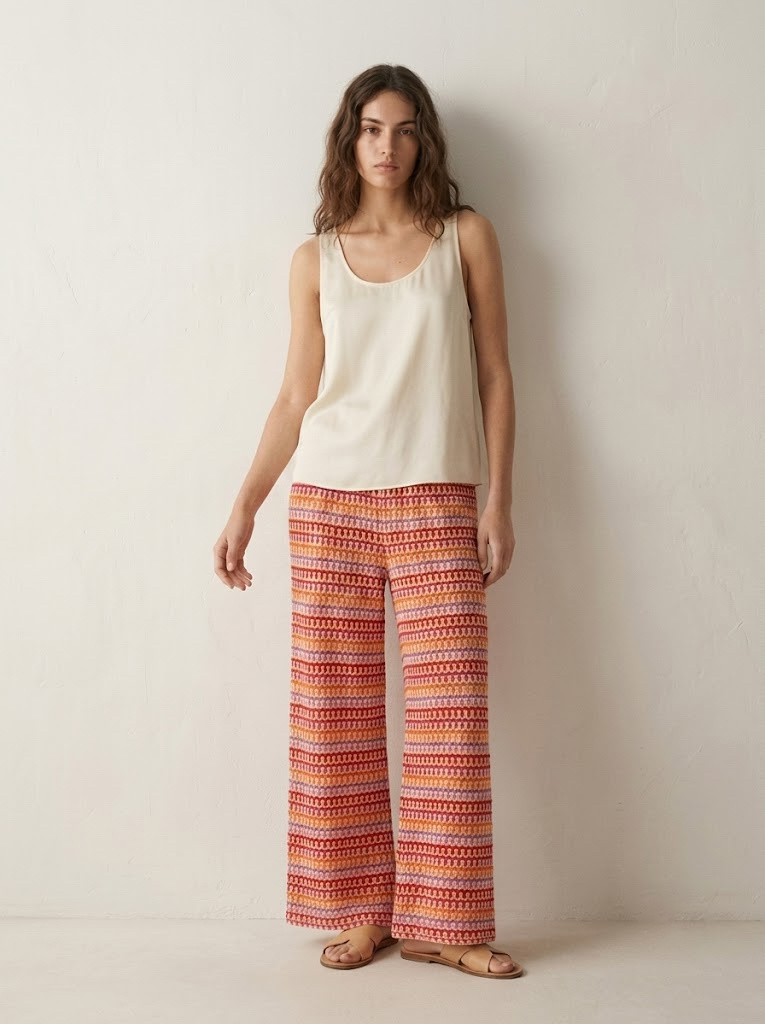 Grossista CIVICO 1 - Pantaloni Donna Vita Alta Casual