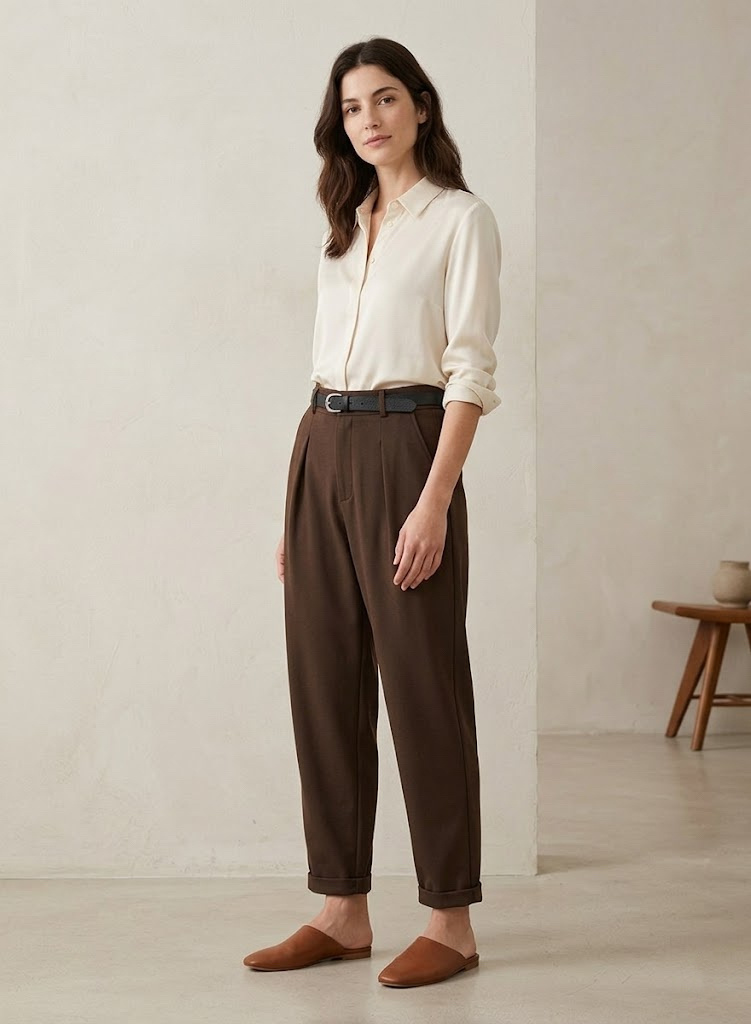 Grossista CIVICO 1 - Pantaloni eleganti con cintura slim fit business casual
