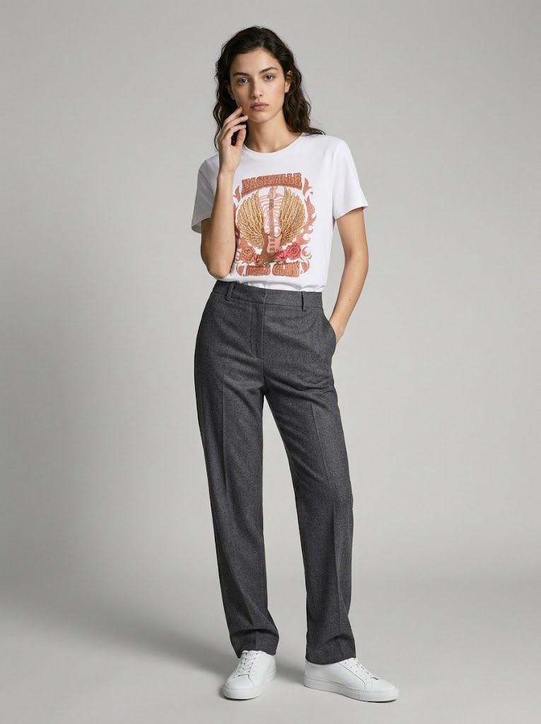 Wholesaler CIVICO 1 - Women's T-shirt with rock guitar print Nashville
