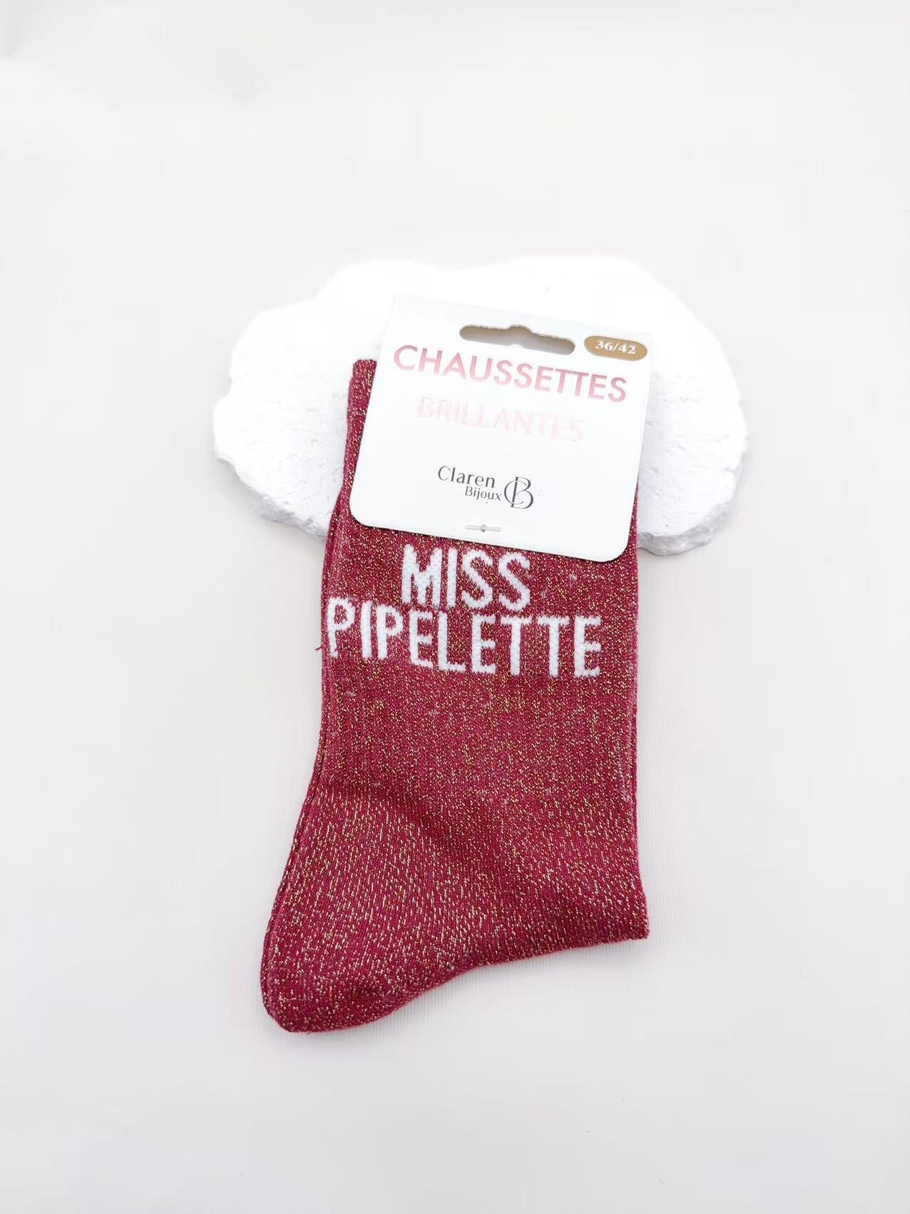 Großhändler CLAREN B - Glitzersocken