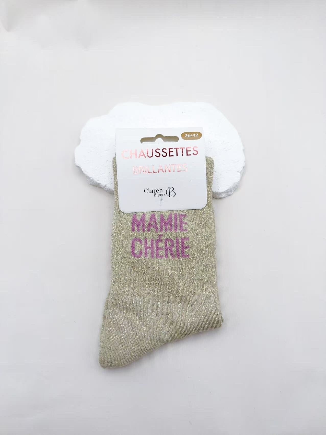 Großhändler CLAREN B - Glitzersocken