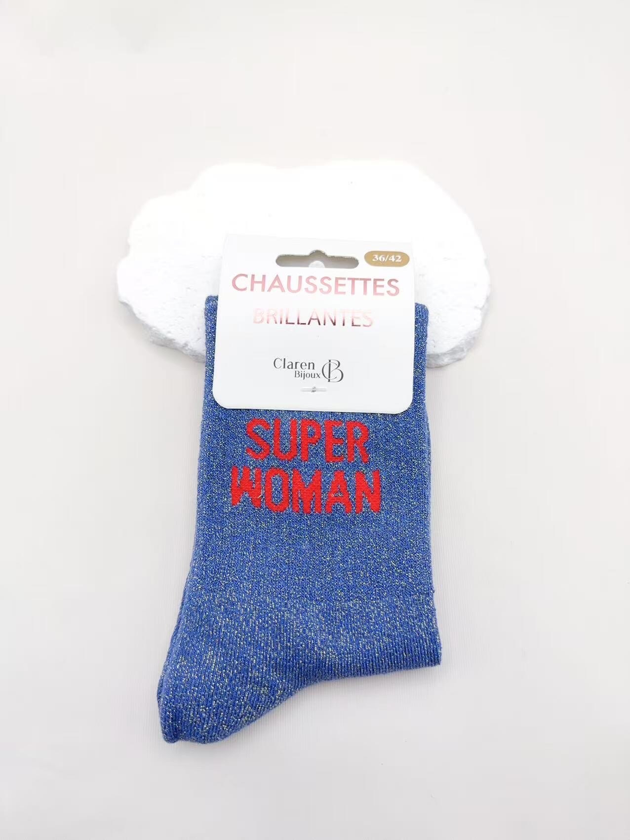 Großhändler CLAREN B - Glitzersocken