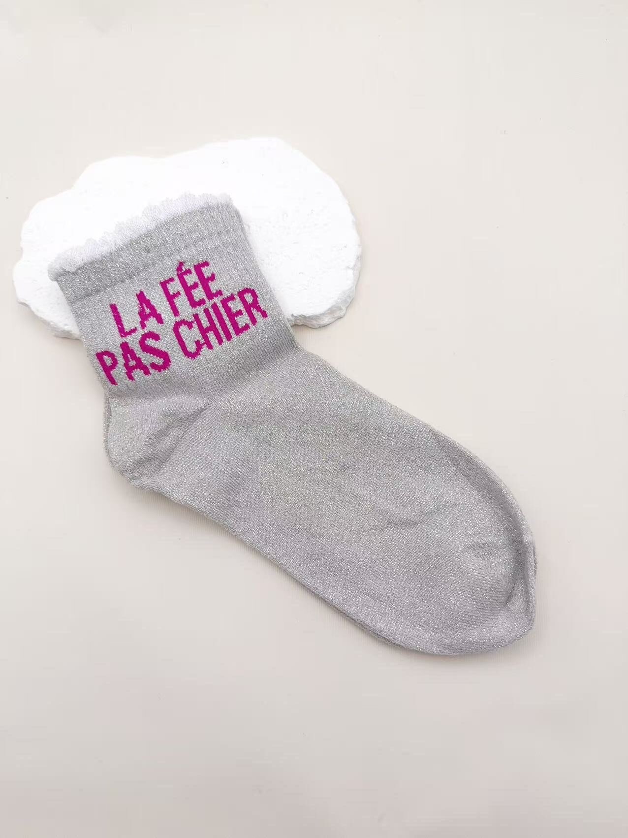 Großhändler CLAREN B - Glitzersocken