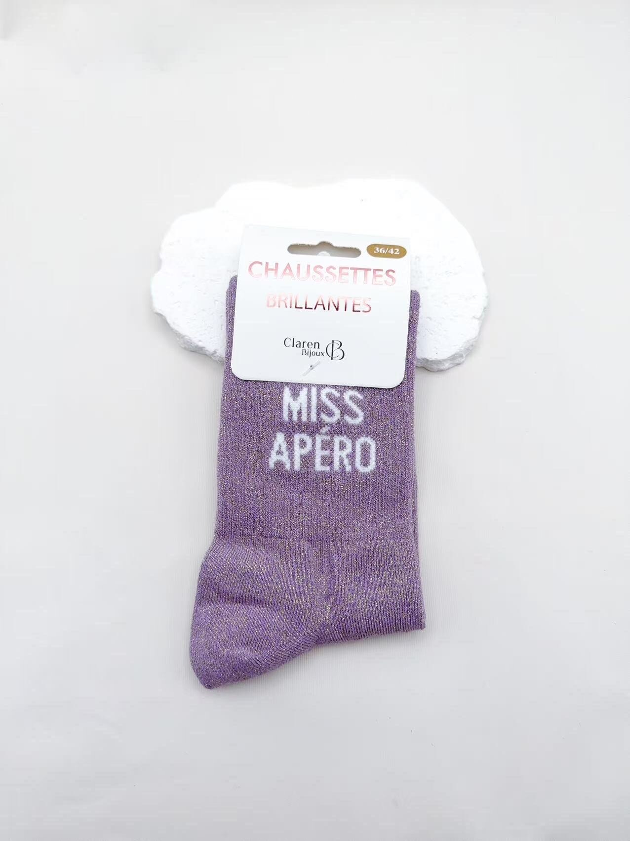 Großhändler CLAREN B - Glitzersocken