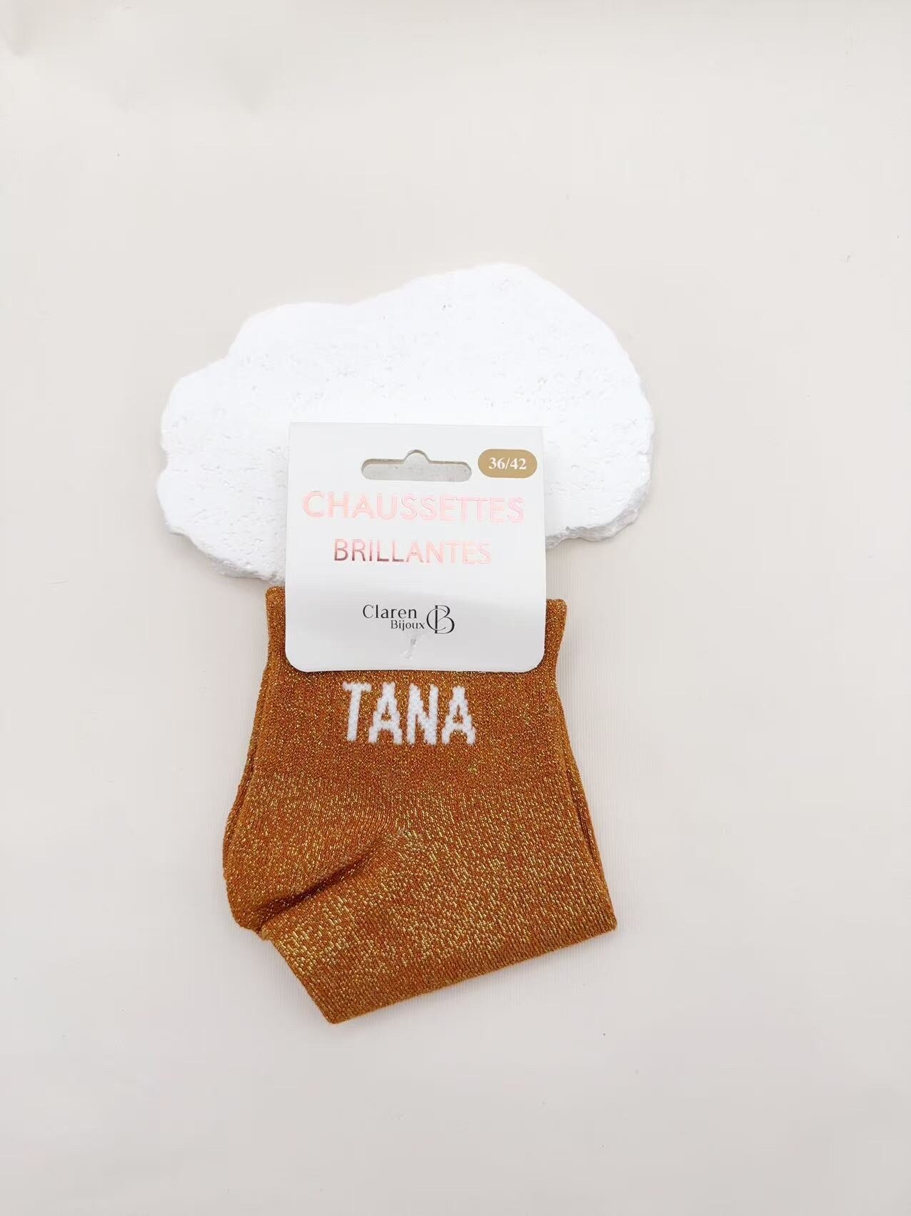 Großhändler CLAREN B - Glitzersocken