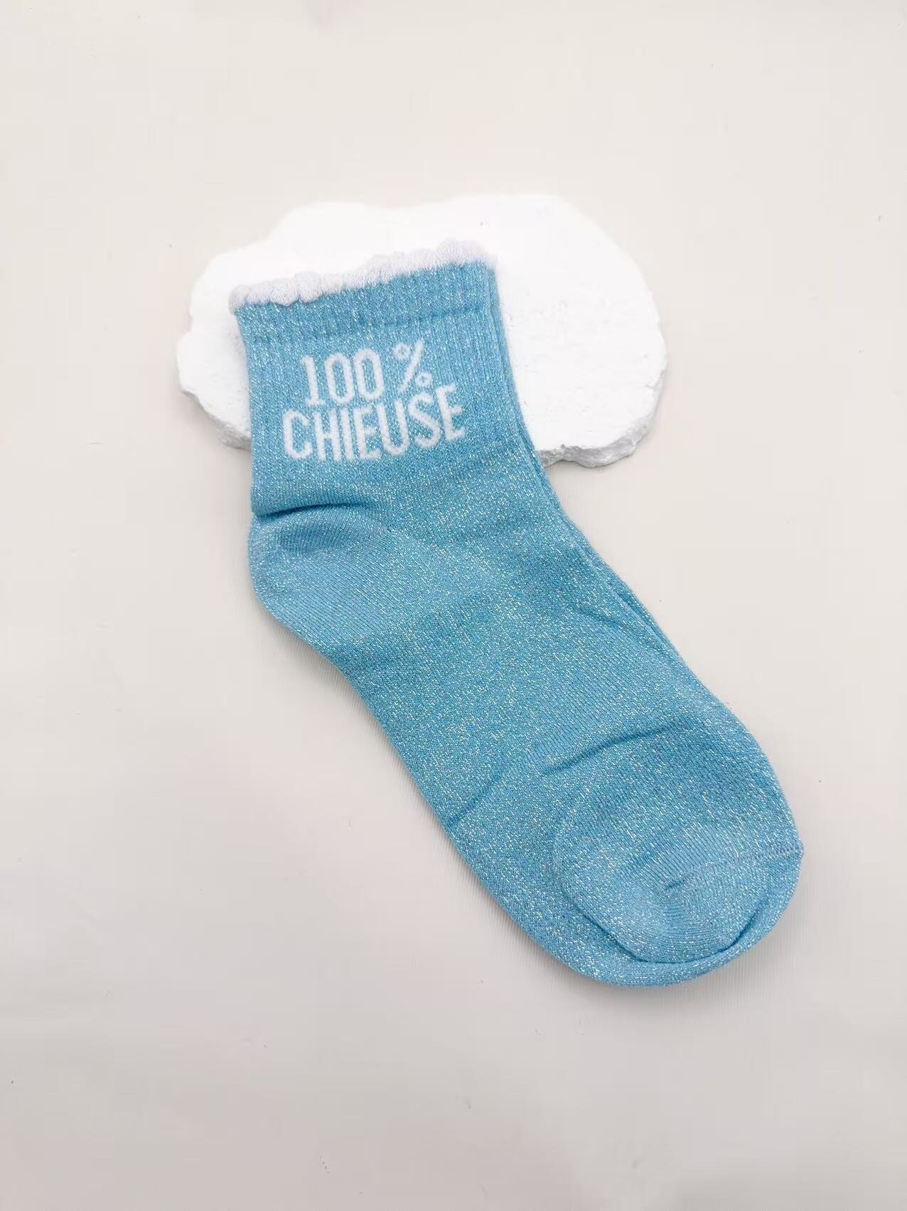 Großhändler CLAREN B - Glitzersocken