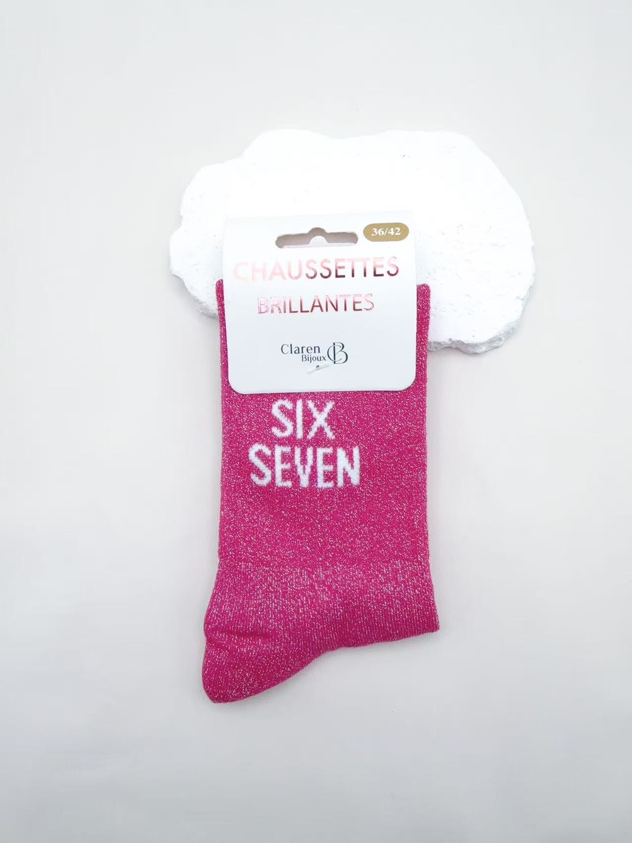 Großhändler CLAREN B - Glitzersocken