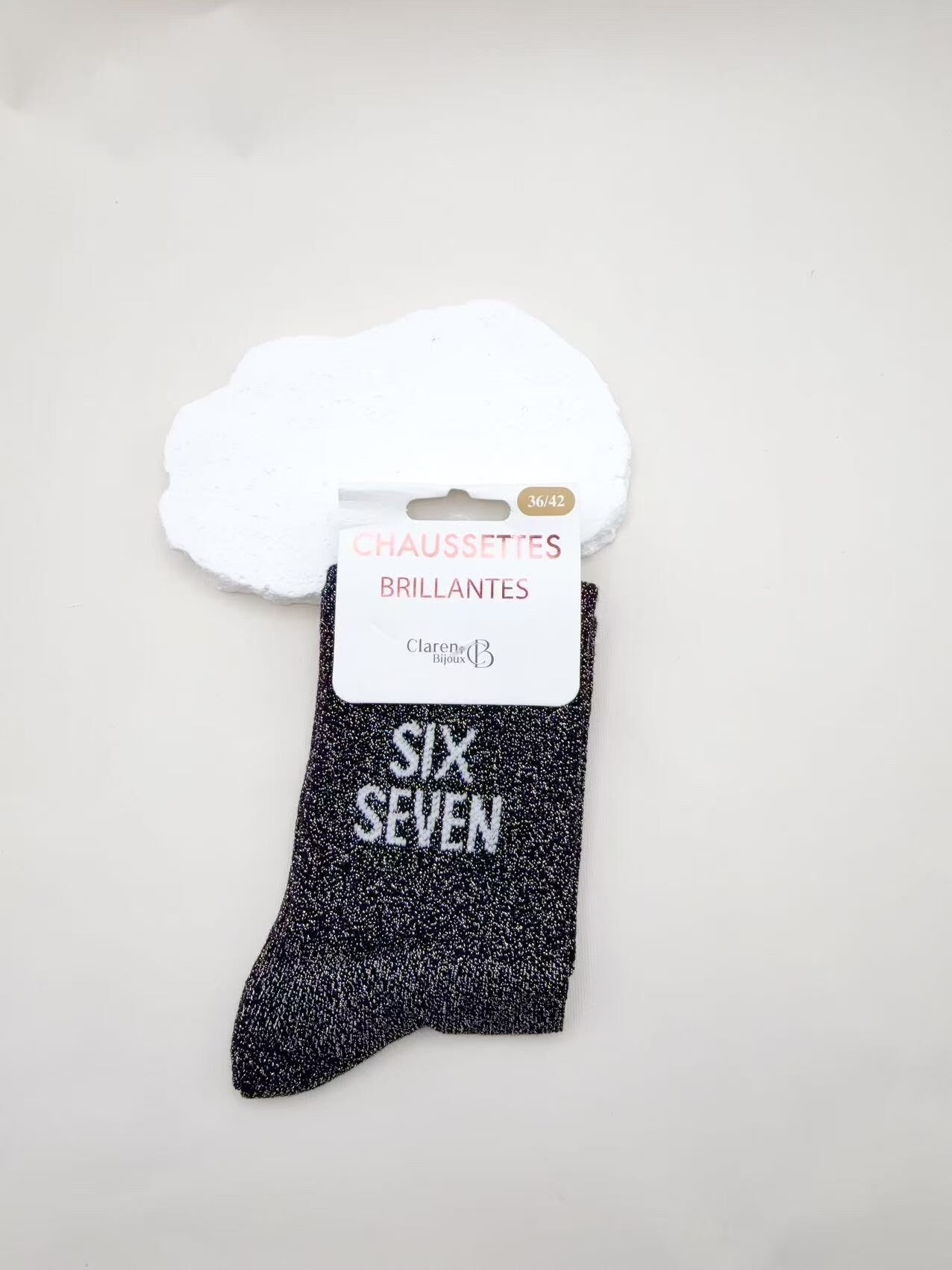 Großhändler CLAREN B - Glitzersocken
