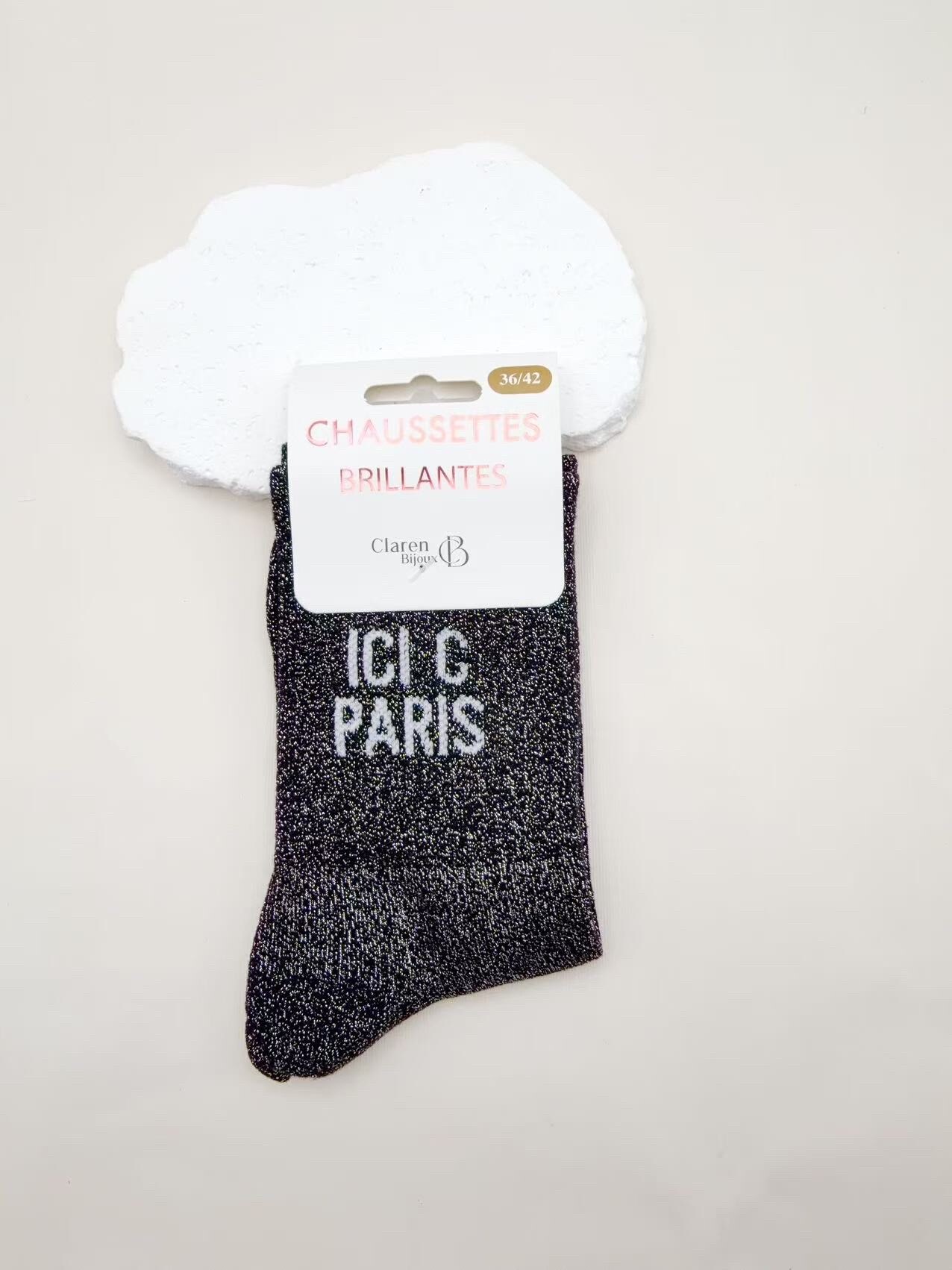 Großhändler CLAREN B - Glitzersocken