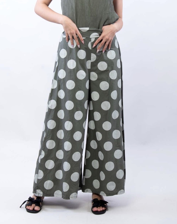 Grossiste CLASSE 22 - Pantalon Palazzo à pois