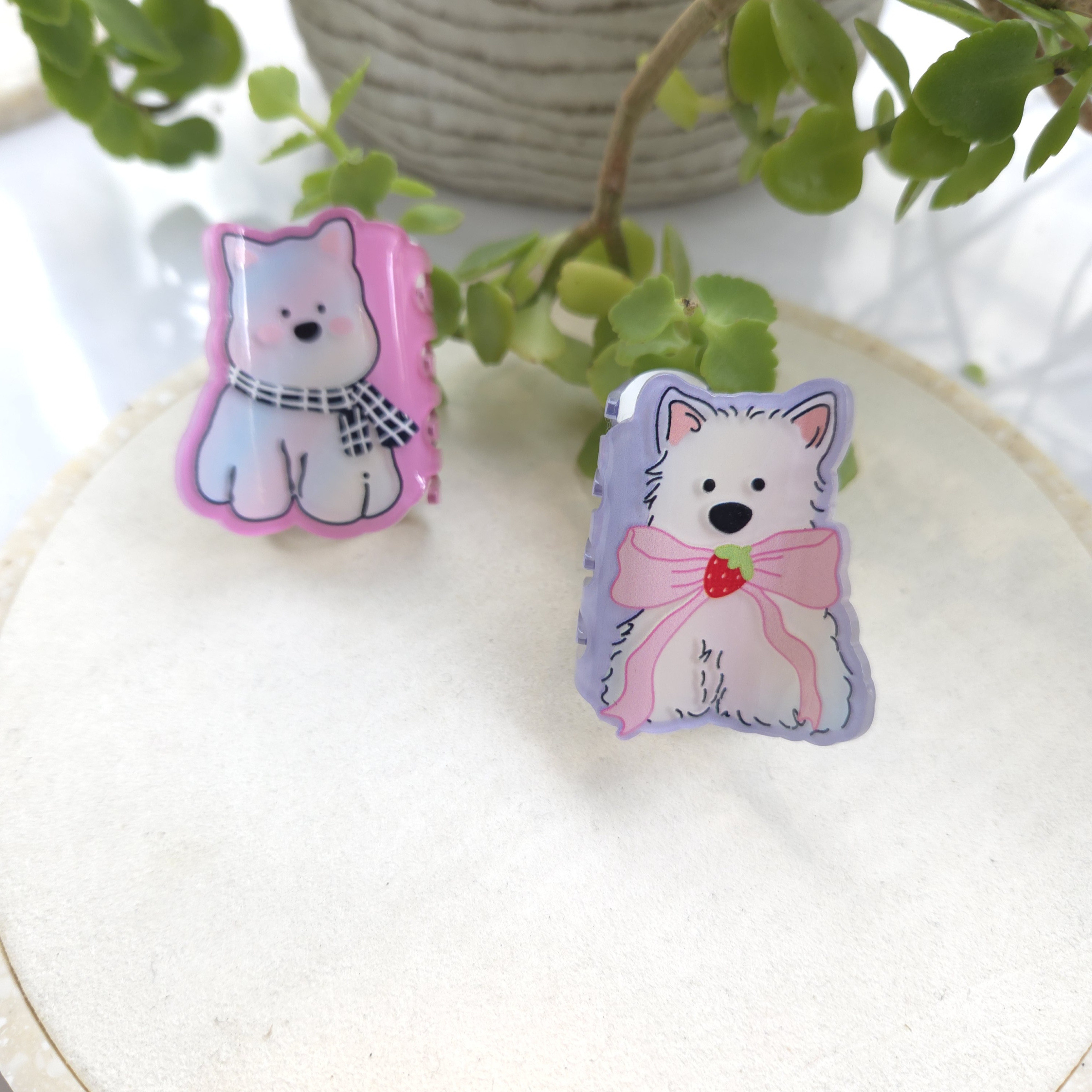 Mayorista CLEDOR - Pinzas para el cabello de niños con perros
