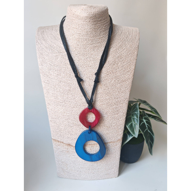 Mayorista CLEDOR - Collar - Colgante con 2 formas atípicas