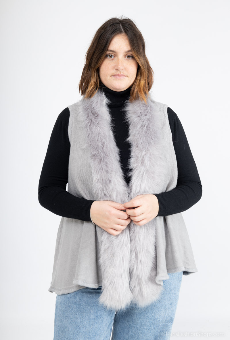 Wholesaler CMP55 - Sleeveless cardigan