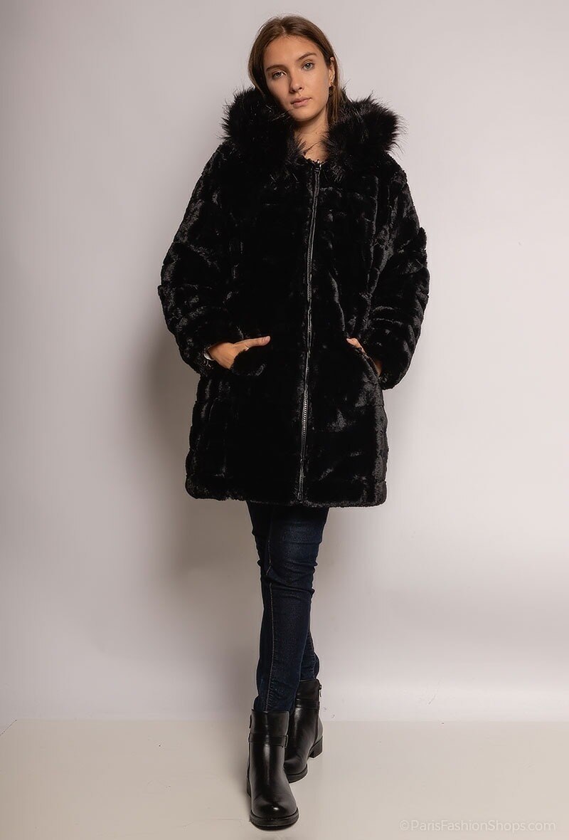 Grossiste CMP55 - Manteau réversible en fourrure