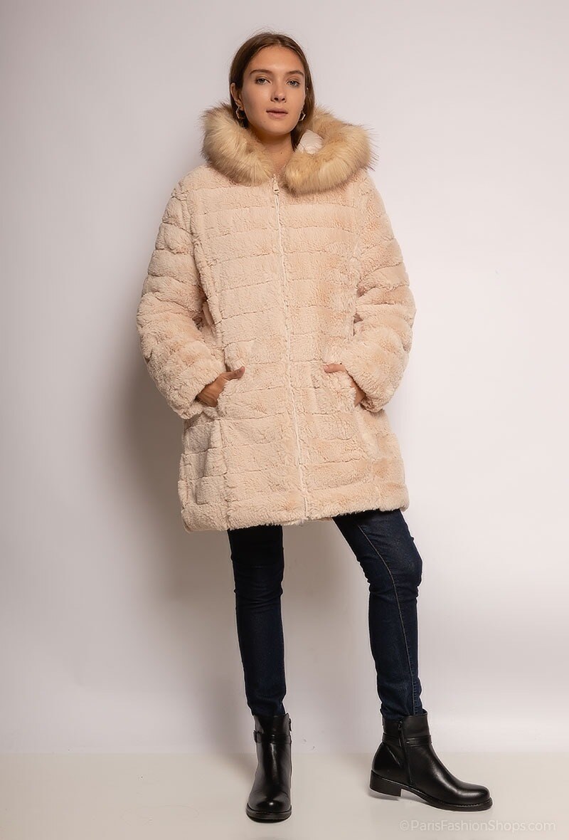 Mayorista CMP55 - Abrigo reversible de piel